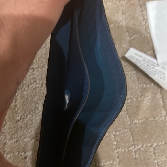 Hermes Bifold Wallet Blue Alligator New w/Box - Picture 5 of 5